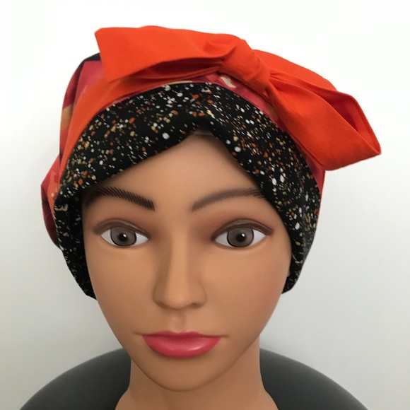 Scrub CAP/HAT *Reversible *Long Ties *Halloween - Picture 5 of 16